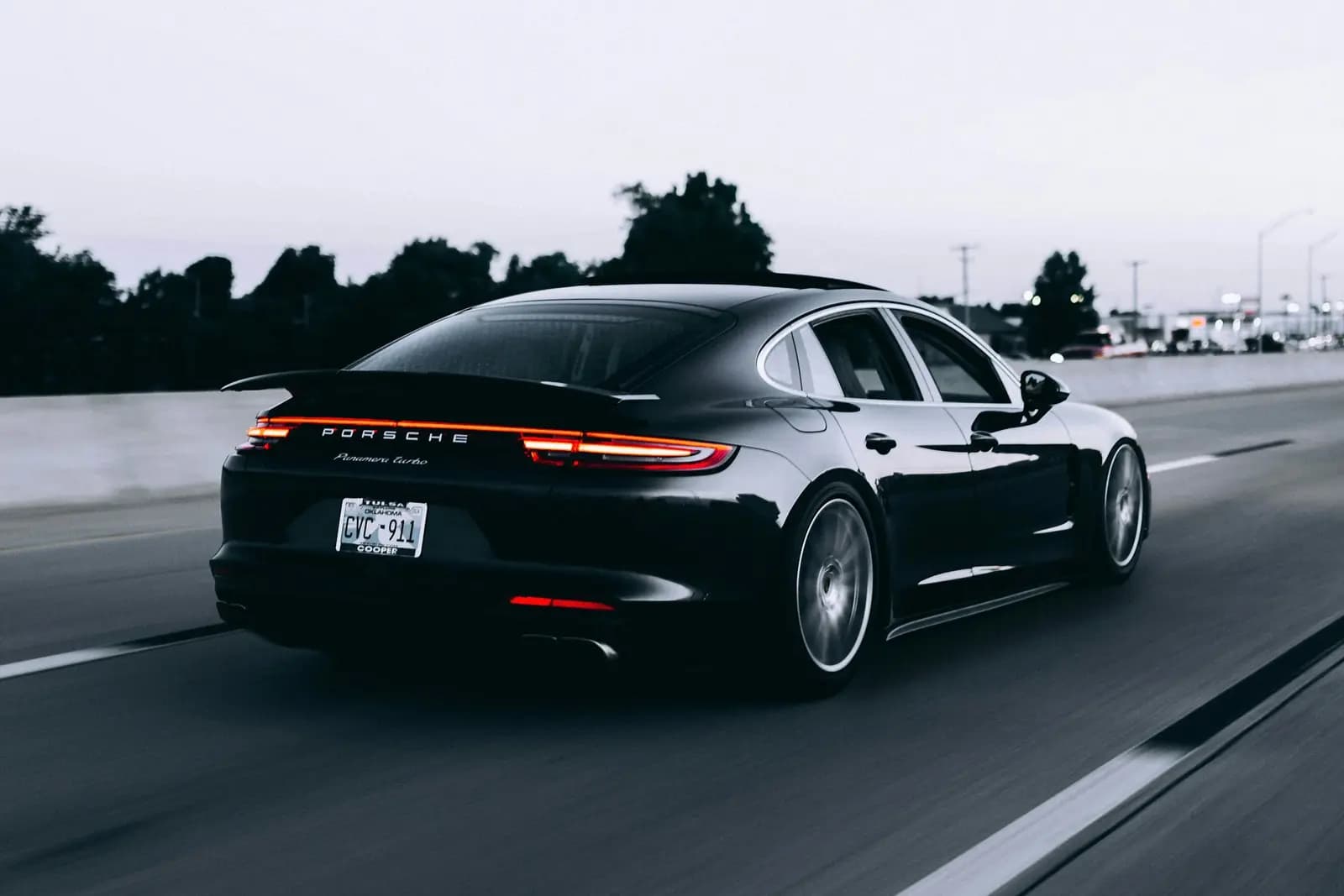 Luxury car ready to transport event guests