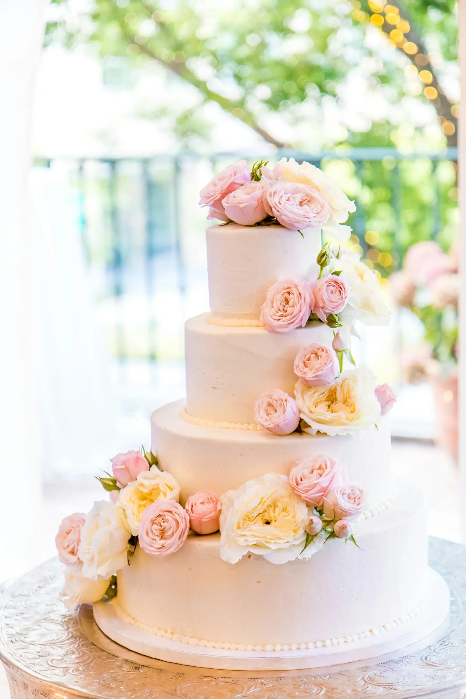 Decorated celebration cake