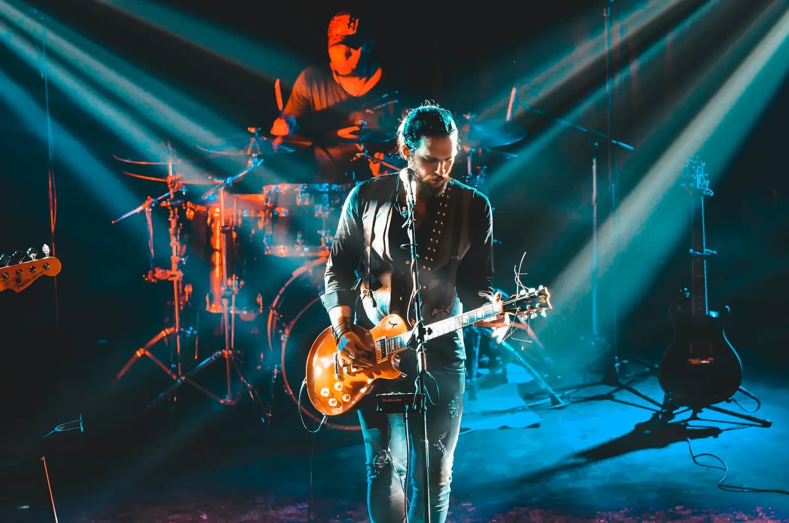 Live band performing on stage